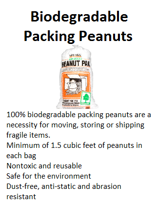Biodegradable Packing Peanuts