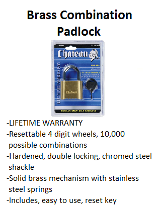 Brass Combination Padlock