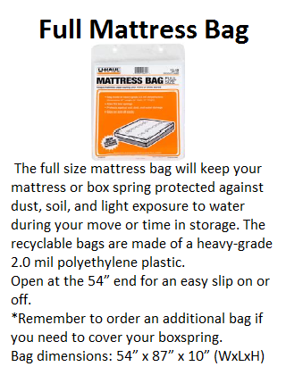 Full Mattress Bag