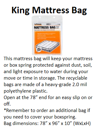 King Mattress Bag
