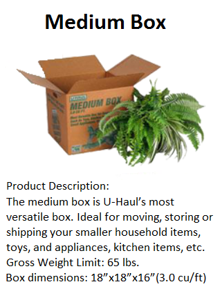 u-haul medium box