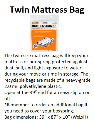 Twin Mattress Bag