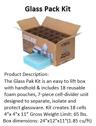 glass pack kit 9 14 wineglasses